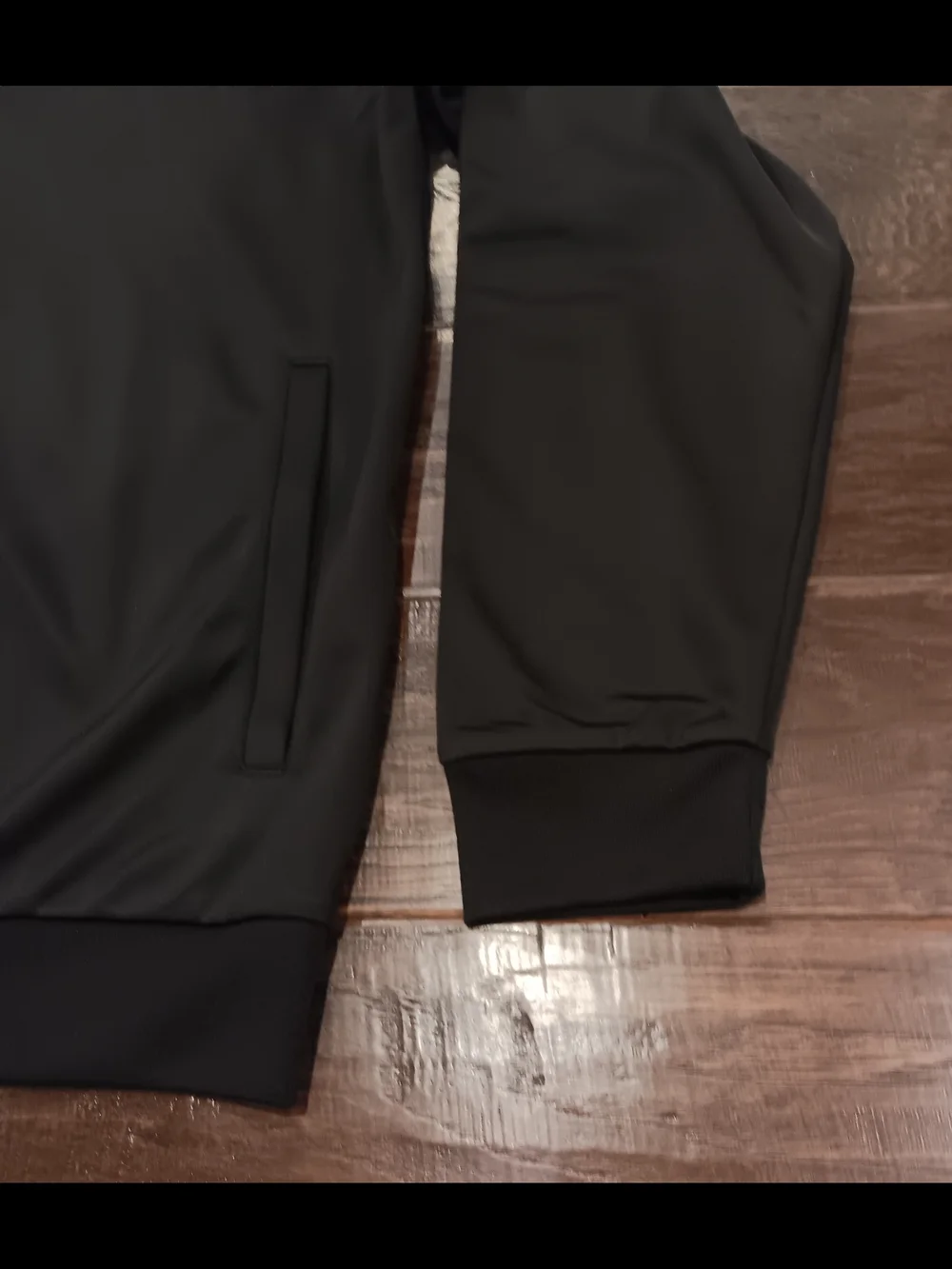 adidas Men's 3-Stripes Tricot Track Jacket Black Full Zip NWT LARGE